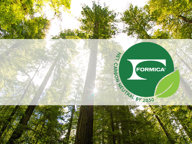Sustainability Formica Net Carbon Neutral by 2030 logo